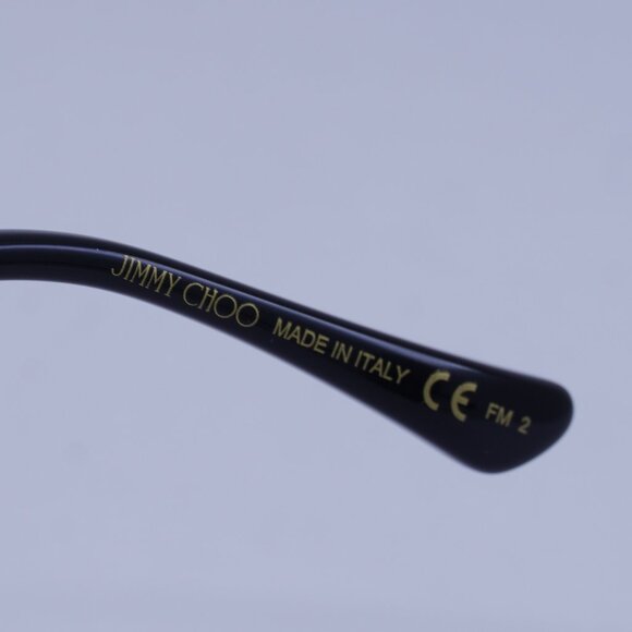 Jimmy Choo OLLY/S 0DDB HA Sunglasses Gold Aviator Frame, Brown Lenses - Picture 10 of 10